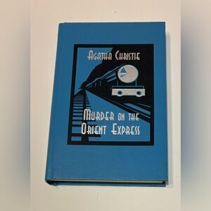 Vtg. Agatha Christie Murder On The Orient Express Impress Hardcover Book 1999